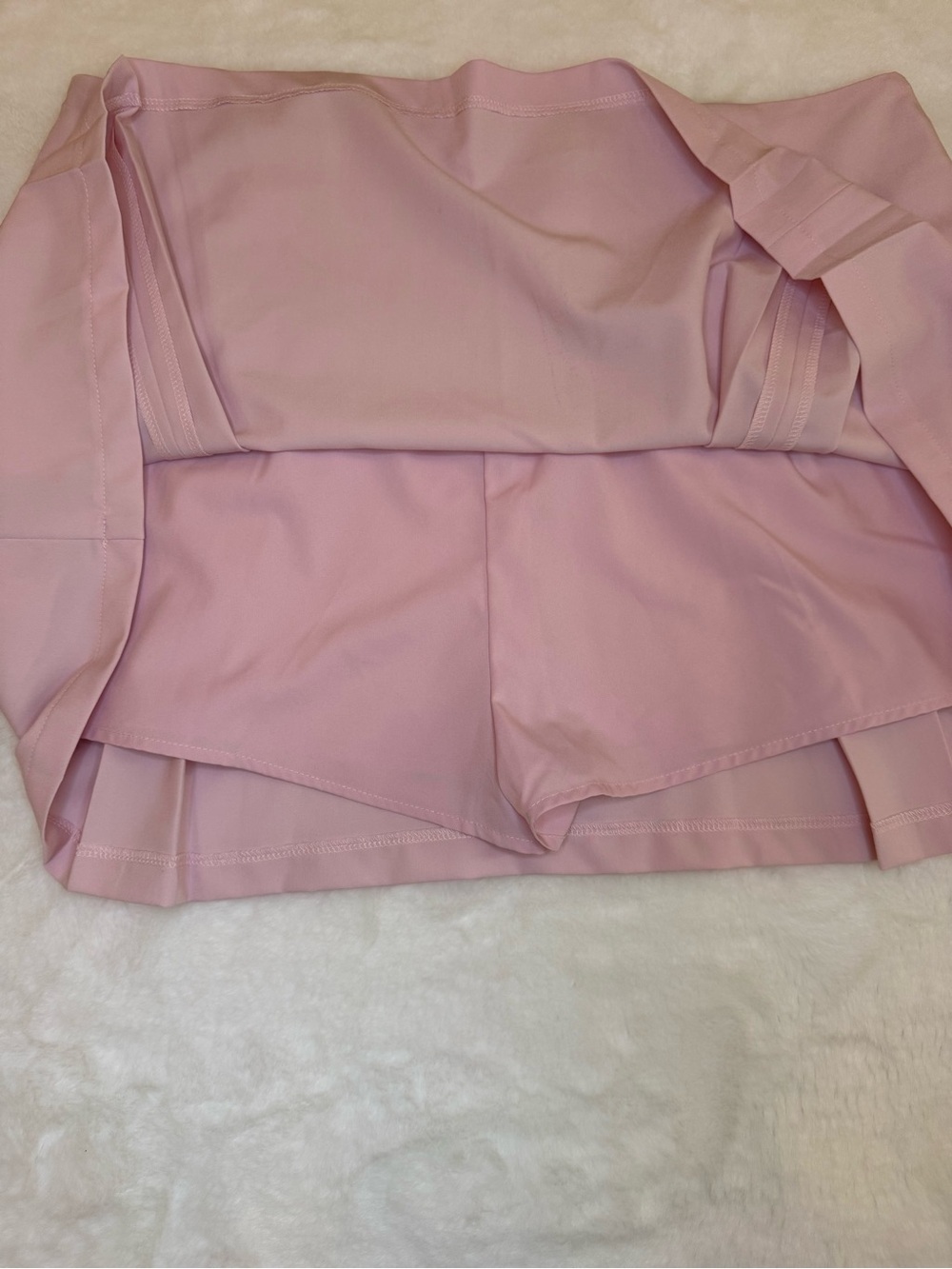 ARULA Pastel Pink High-Waist Bow Skort - Picture 5 of 5